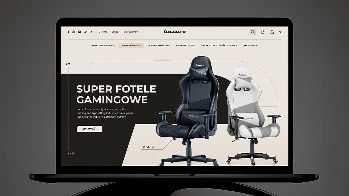 HUZARO - Sklep gamingowy